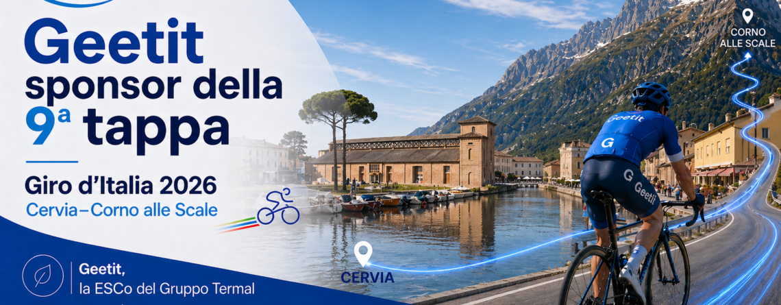 Geetit, la ESCo del Gruppo Termal, è sponsor della 9ª tappa del Giro d’Italia 2026