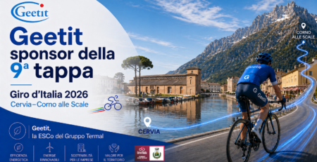 Geetit, la ESCo del Gruppo Termal, è sponsor della 9ª tappa del Giro d’Italia 2026